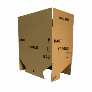 Carton SP3 fond semi-auto avec deux hauteurs variables