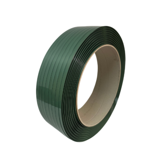 Feuillard PET vert lisse 19x1,35x730ml Diam 406 mm