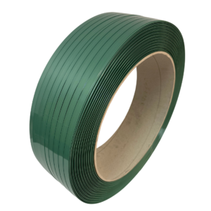 Feuillard PET lisse vert 15,5x0,90x1100ml diam 406 mm